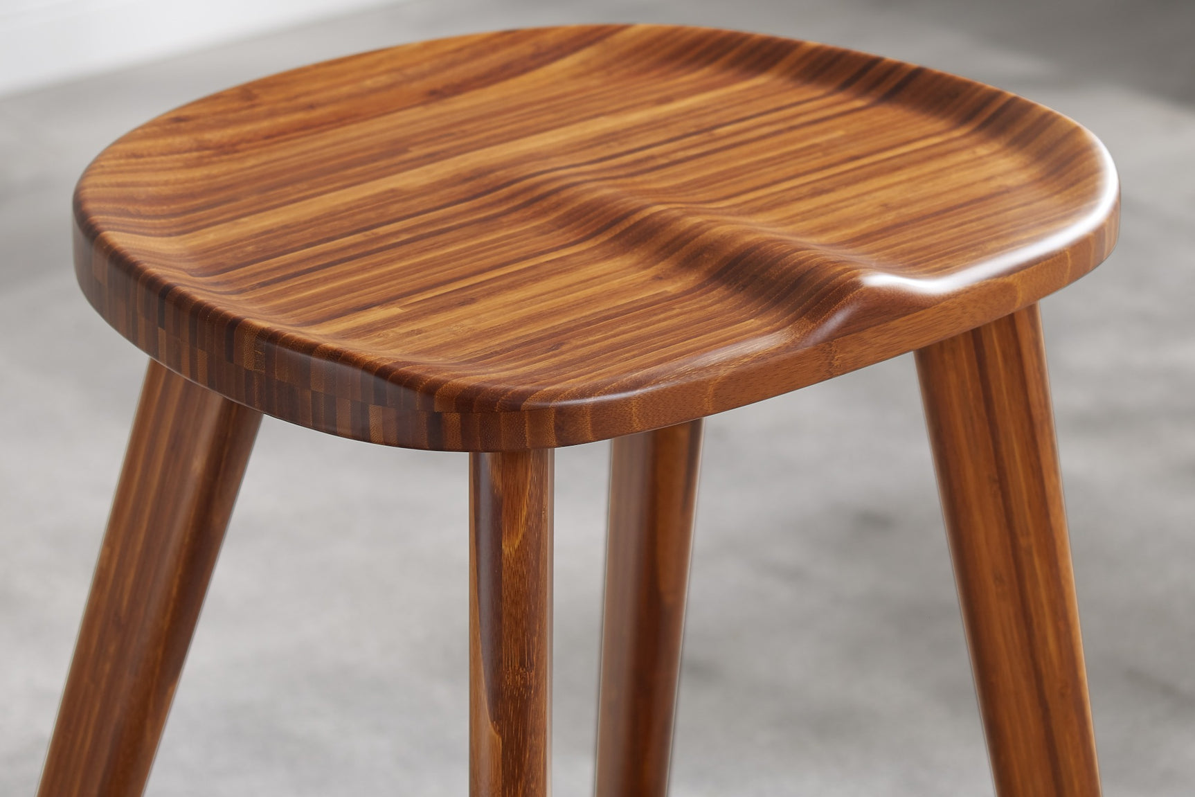 Max Solid Bamboo Stool in Counter Height (Set of 2)