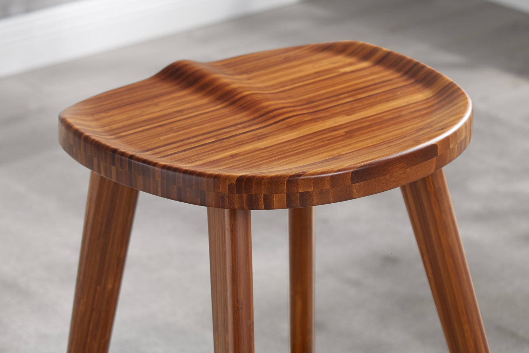 Max Solid Bamboo Stool in Counter Height (Set of 2)