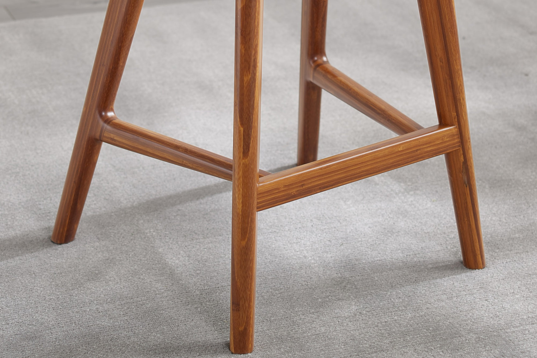 Max Solid Bamboo Stool in Counter Height (Set of 2)