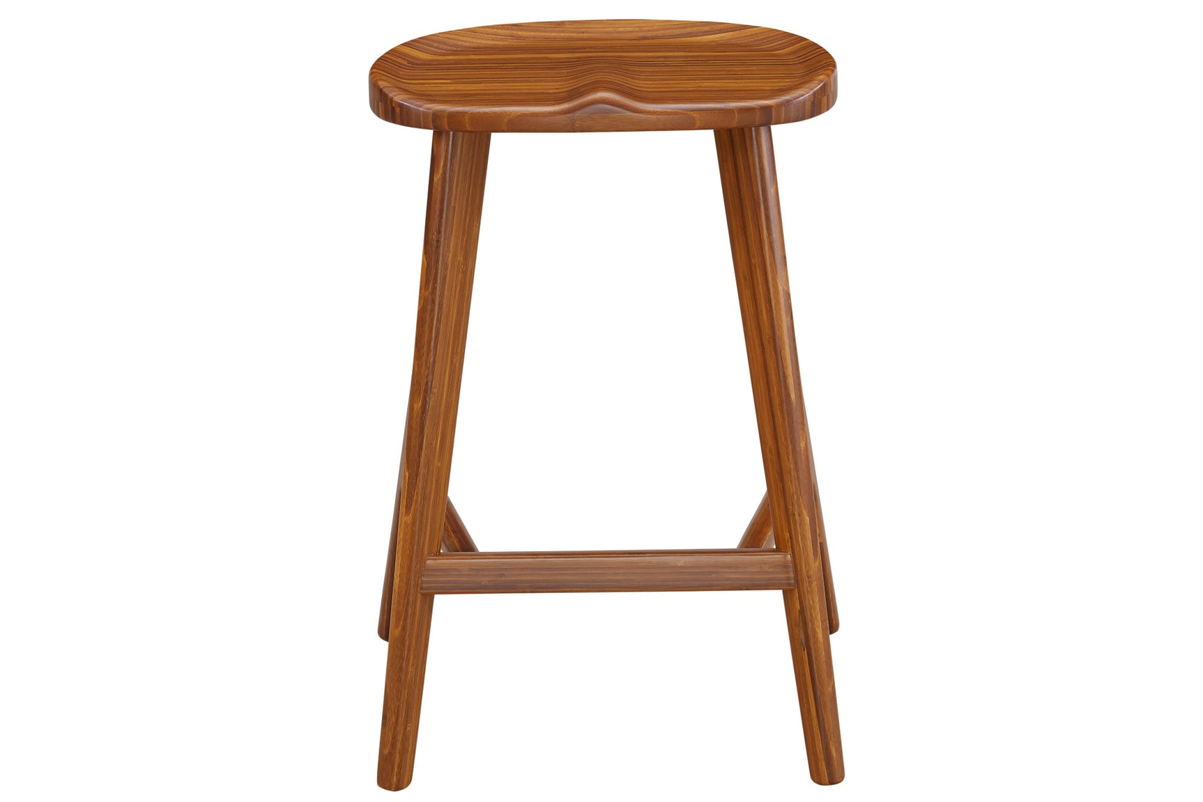 Max Solid Bamboo Stool in Counter Height (Set of 2)