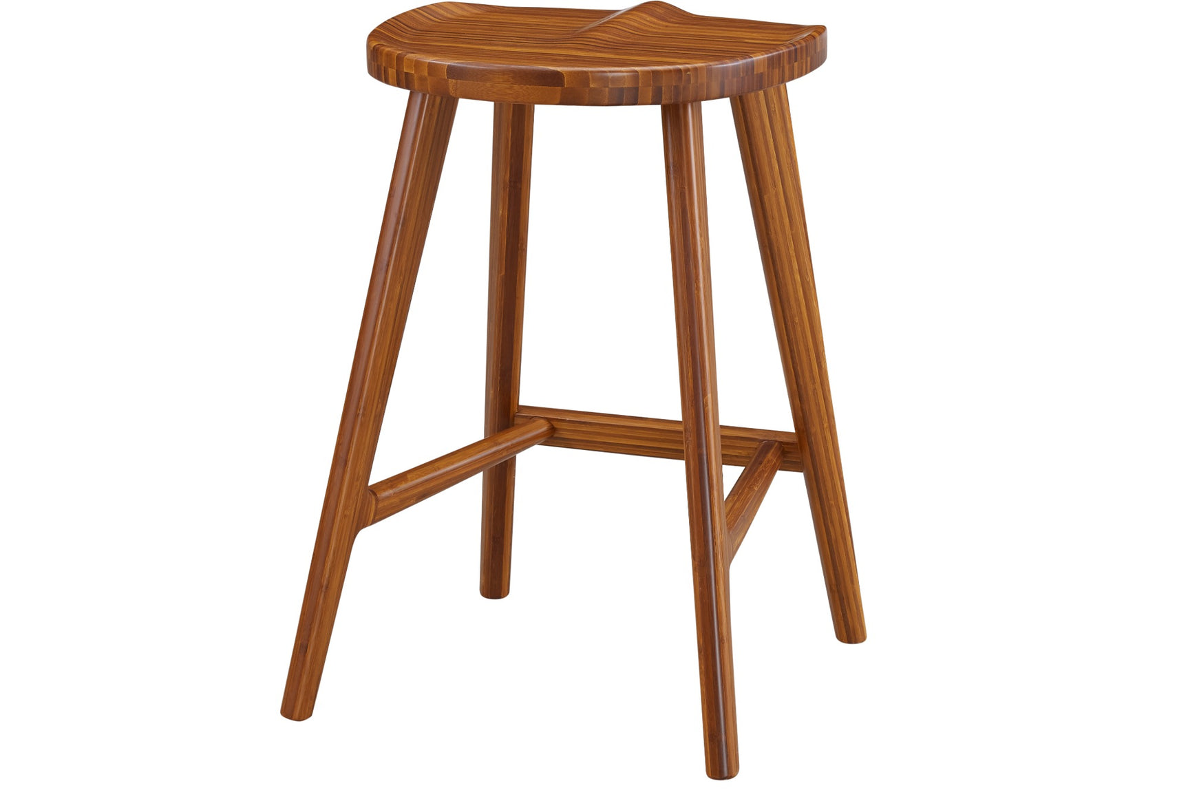 Max Solid Bamboo Stool in Counter Height (Set of 2)