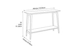 Antares Solid Bamboo Console Table