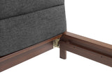 Park Avenue Fabric Upholstered  Bamboo Bed Frame