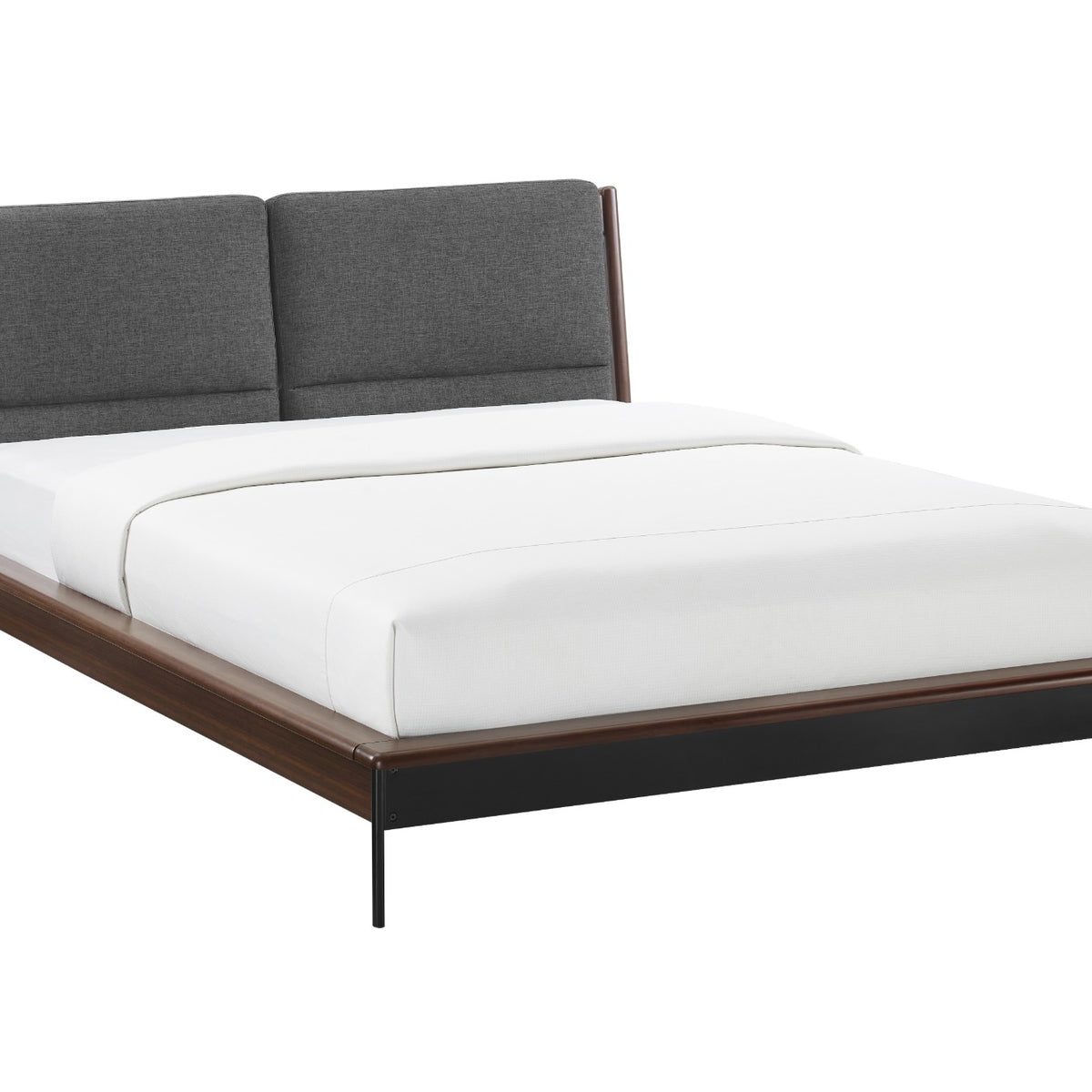 Park Avenue Fabric Upholstered Bamboo Bed Frame