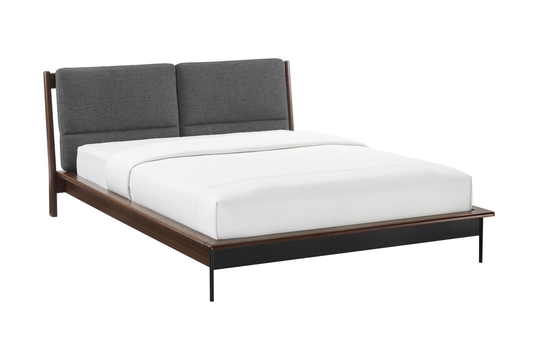 Park Avenue Fabric Upholstered  Bamboo Bed Frame