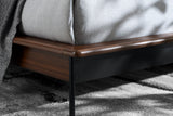 Park Avenue Fabric Upholstered  Bamboo Bed Frame