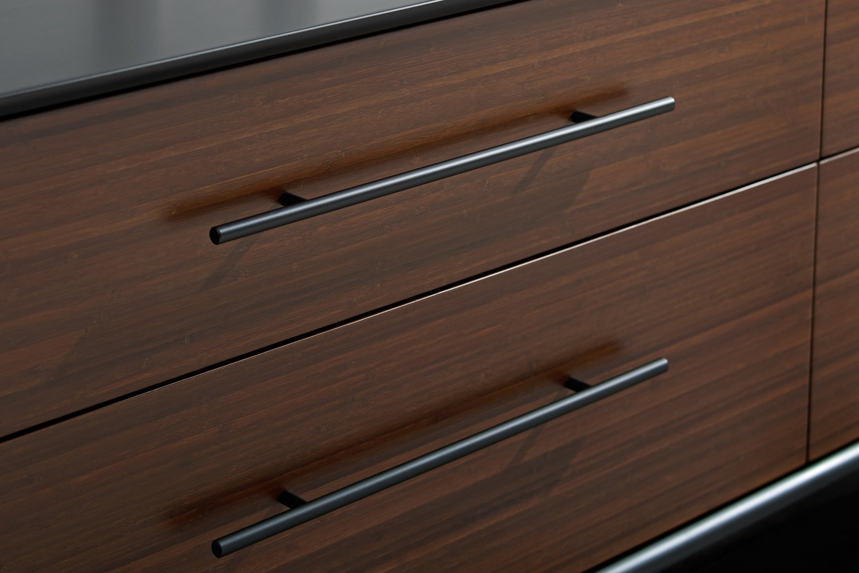 Park Avenue Solid Moso Bamboo 4 Drawer Double Dresser