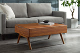 Rhody Solid Moso Bamboo Lift-Top Storage Coffee Table