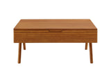 Rhody Solid Moso Bamboo Lift-Top Storage Coffee Table