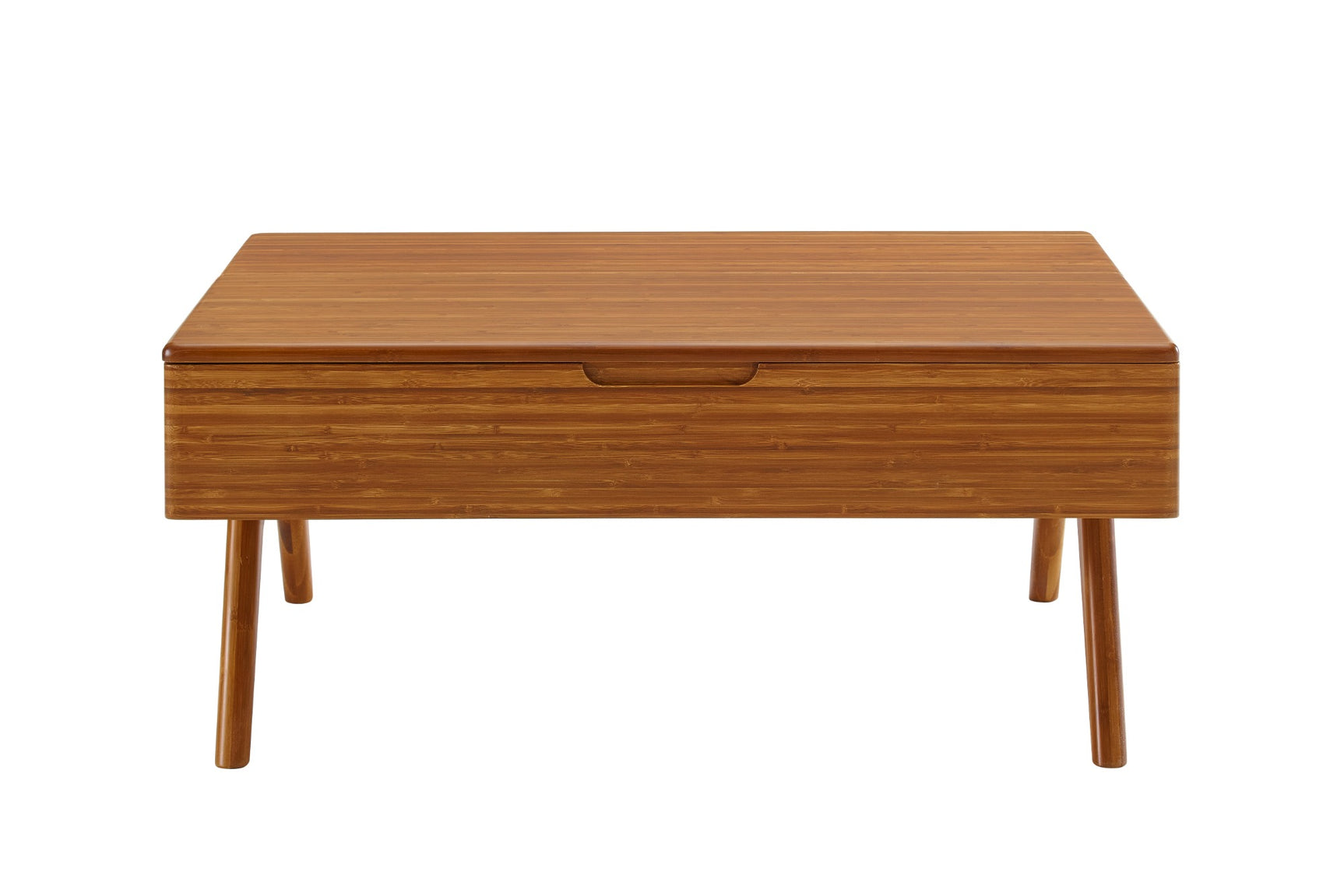Rhody Solid Moso Bamboo Lift-Top Storage Coffee Table