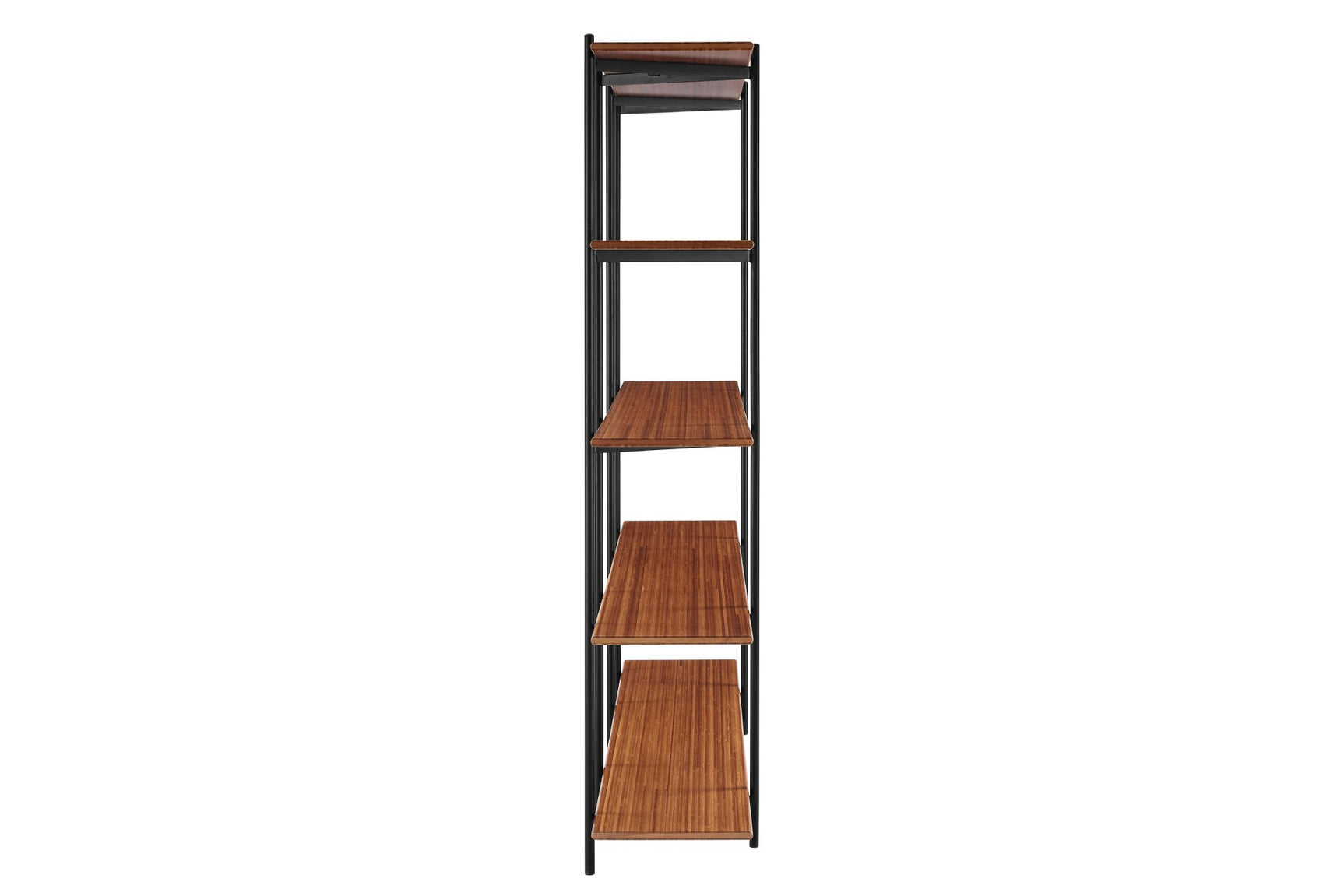 Studio Plus Solid Bamboo Metal Shelf