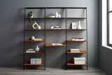 Studio Plus Solid Bamboo Leaning Shelf