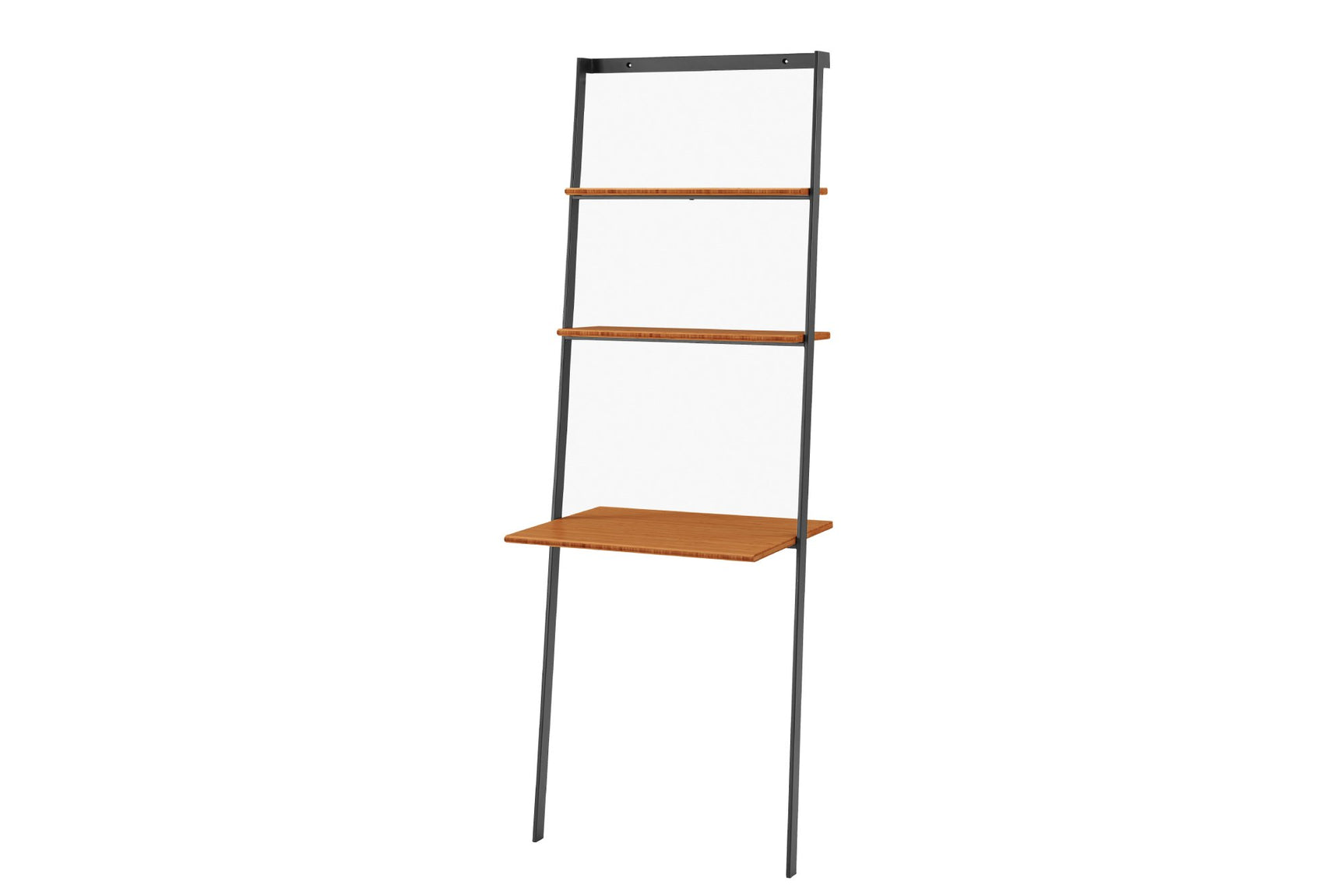 Studio Plus Solid Bamboo Leaning Desk