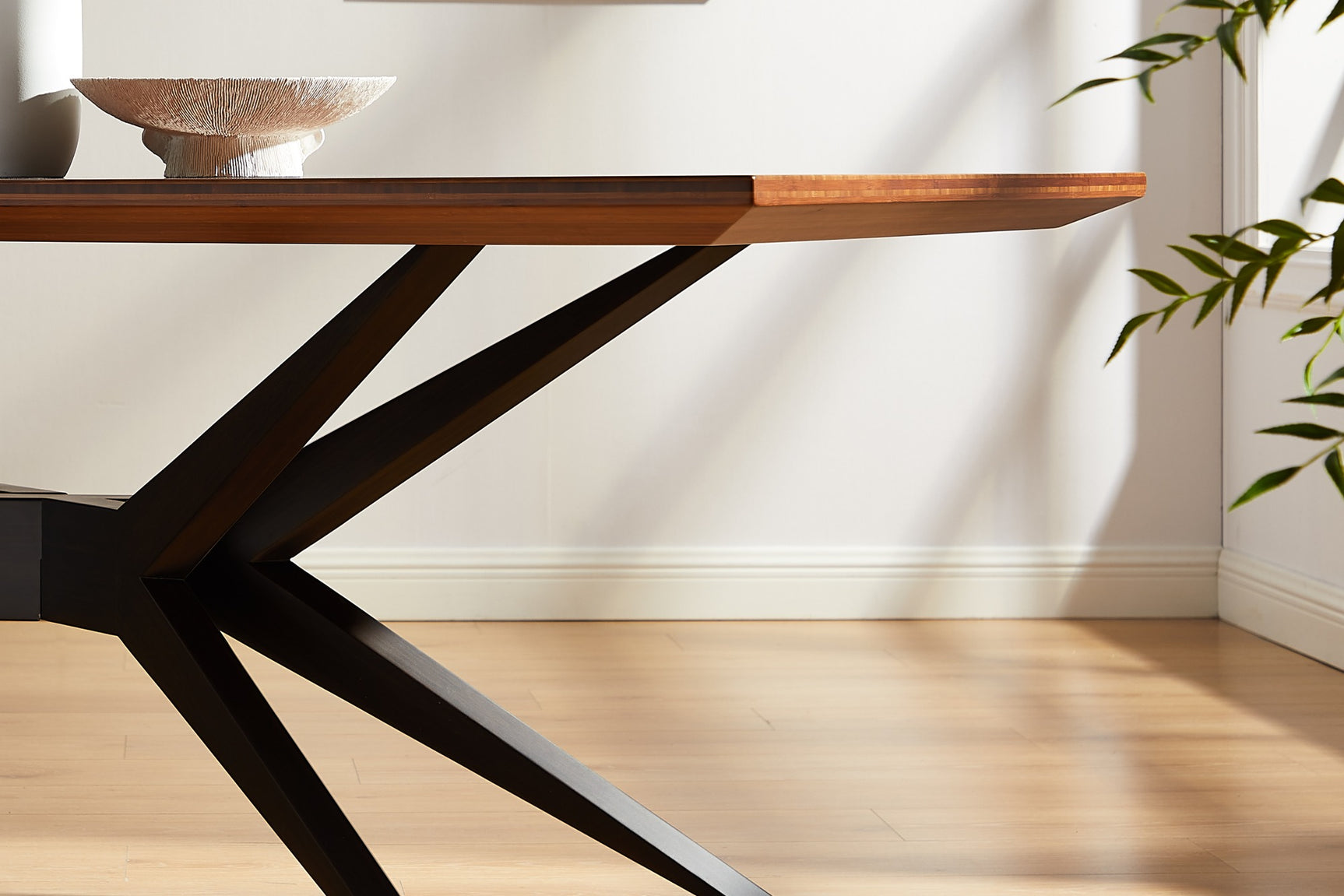 Sonoma 80” Solid Moso Bamboo Rectangular Dining Table