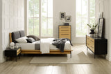 Santa Cruz Solid Moso Bamboo 1 Drawer Nightstand