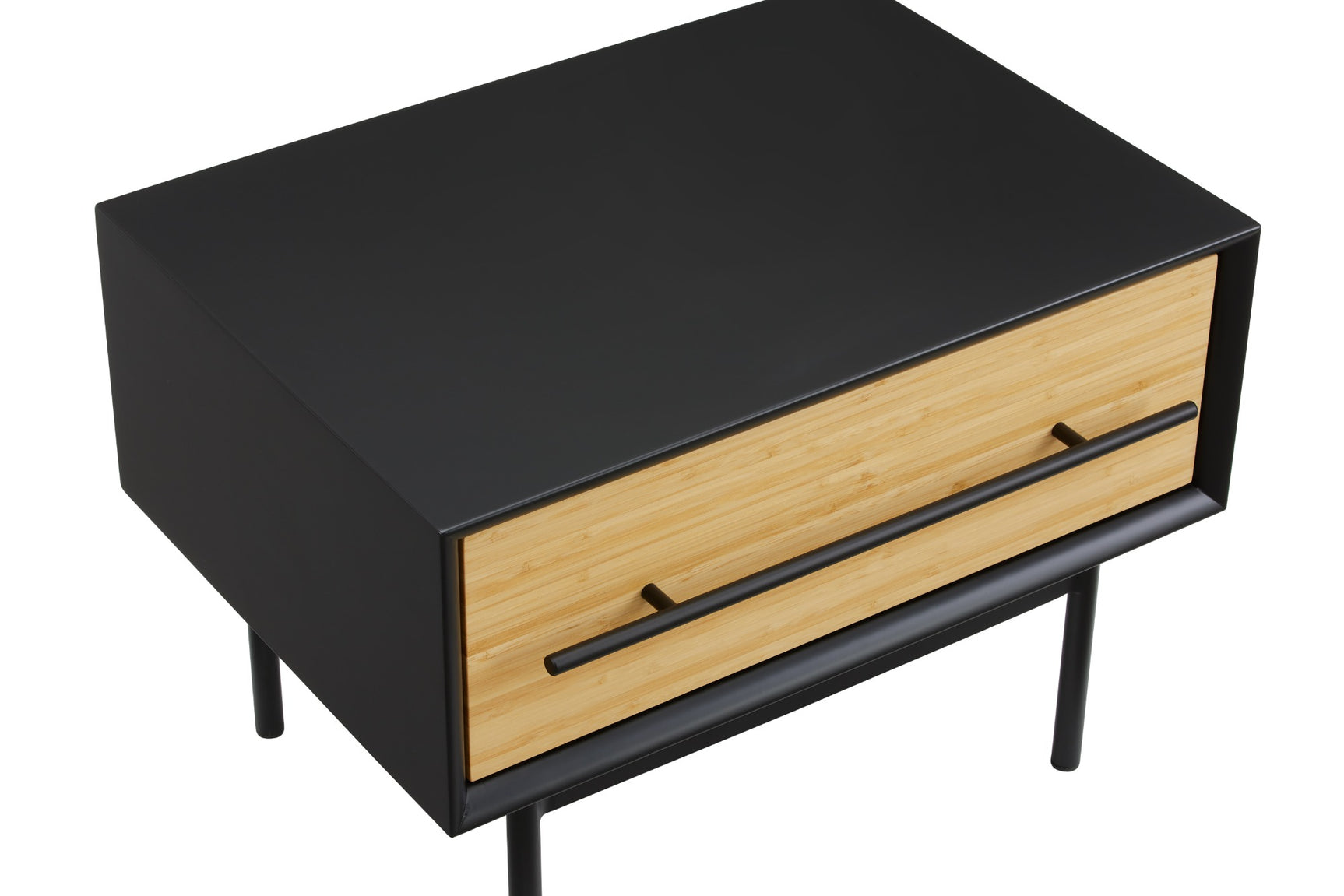 Santa Cruz Solid Moso Bamboo 1 Drawer Nightstand