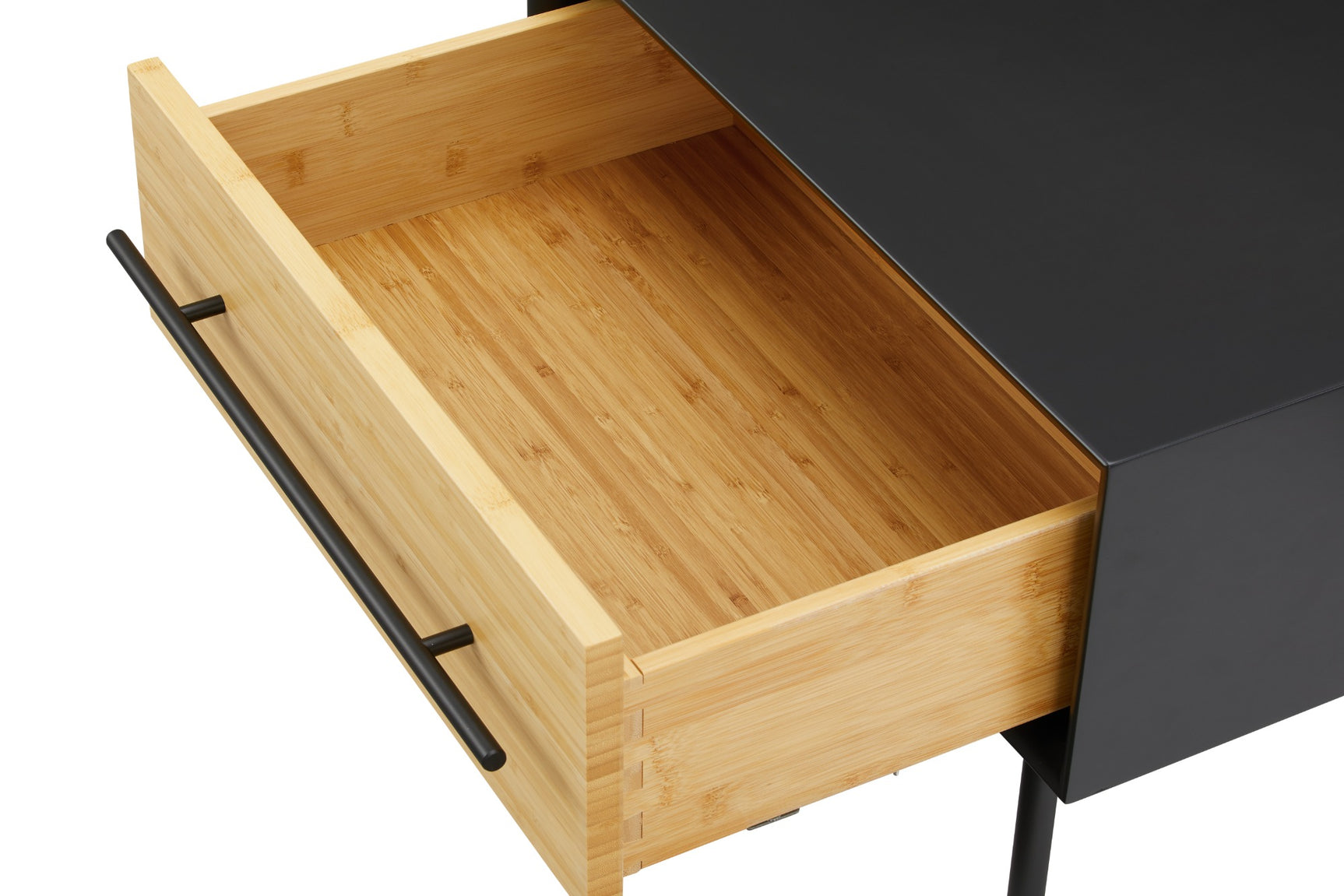 Santa Cruz Solid Moso Bamboo 1 Drawer Nightstand