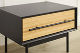 Santa Cruz Solid Moso Bamboo 1 Drawer Nightstand