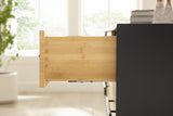 Santa Cruz Solid Moso Bamboo 4 Drawer High Chest