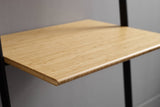 Santa Cruz Solid Moso Bamboo Leaning Shelf