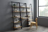 Santa Cruz Solid Moso Bamboo Leaning Shelf