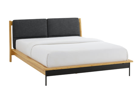Santa Cruz Fabric Upholstered Bamboo Bed Frame