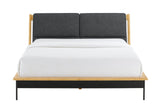 Santa Cruz Fabric Upholstered Bamboo Bed Frame