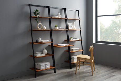 Studio Plus Solid Bamboo Leaning Shelf