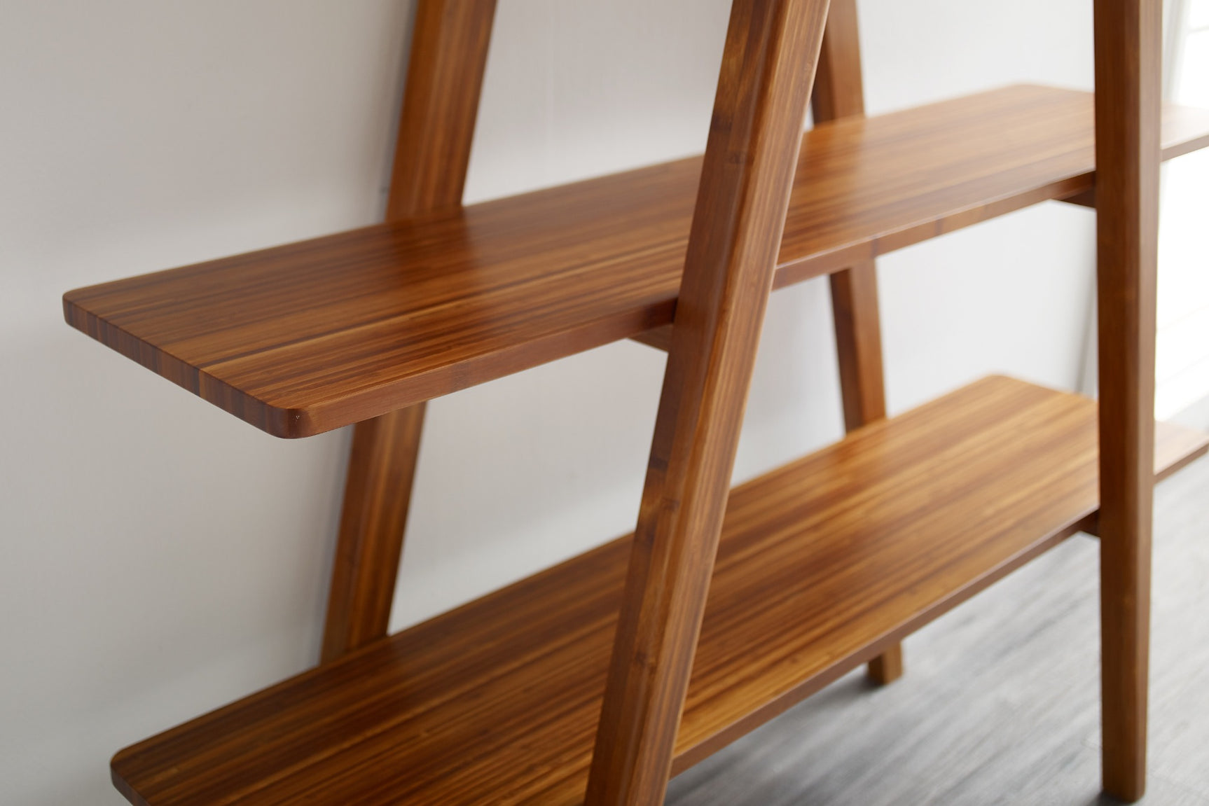 Studio Plus Solid Moso Bamboo Book Shelf