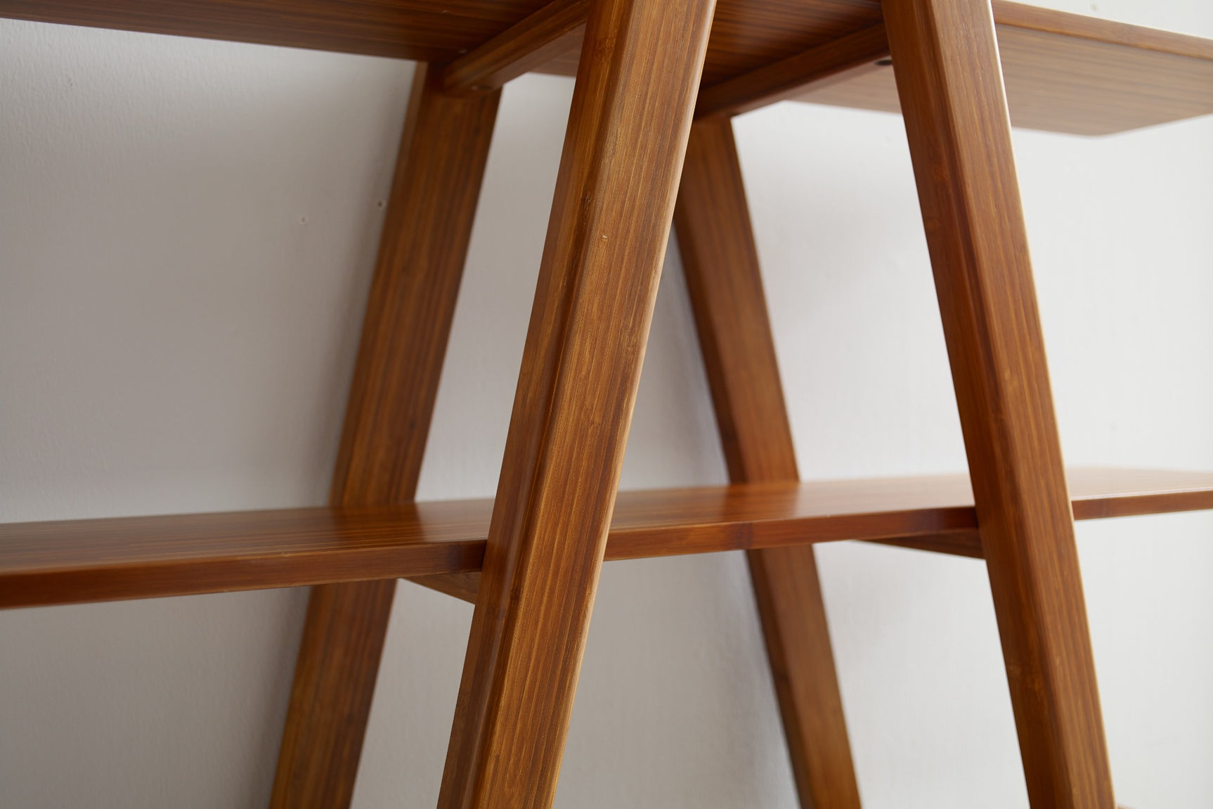 Studio Plus Solid Moso Bamboo Book Shelf