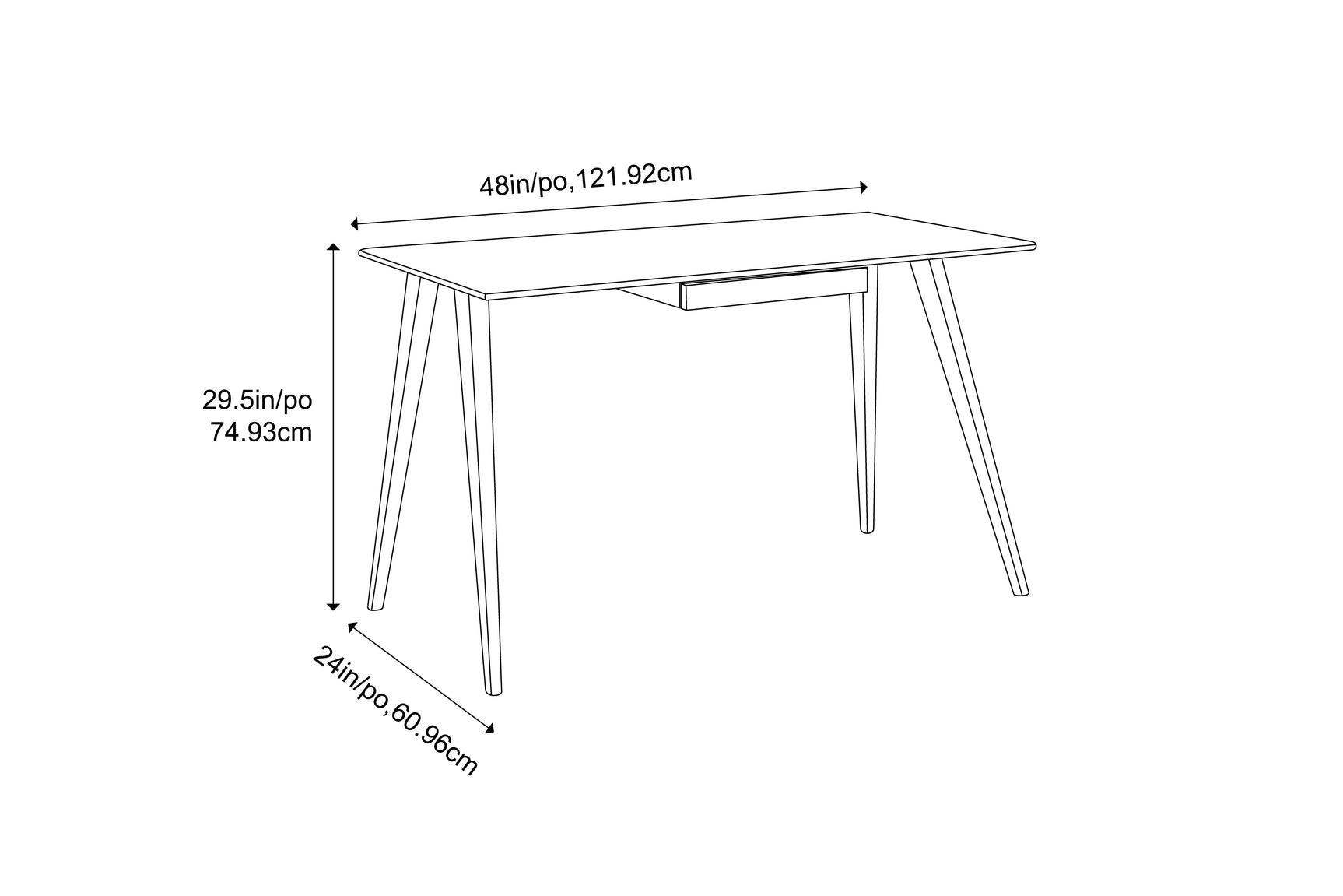 Studio Plus Solid Moso Bamboo Desk