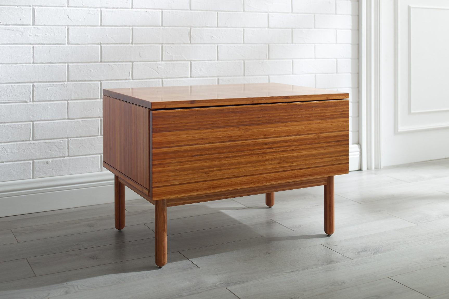 Ventura Solid Moso Bamboo 1 Drawer Nightstand