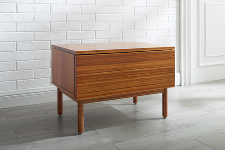 Ventura Solid Moso Bamboo 1 Drawer Nightstand
