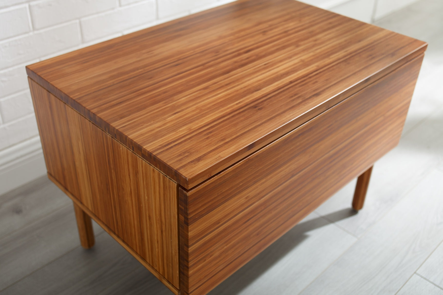 Ventura Solid Moso Bamboo 1 Drawer Nightstand