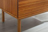 Ventura Solid Moso Bamboo 1 Drawer Nightstand