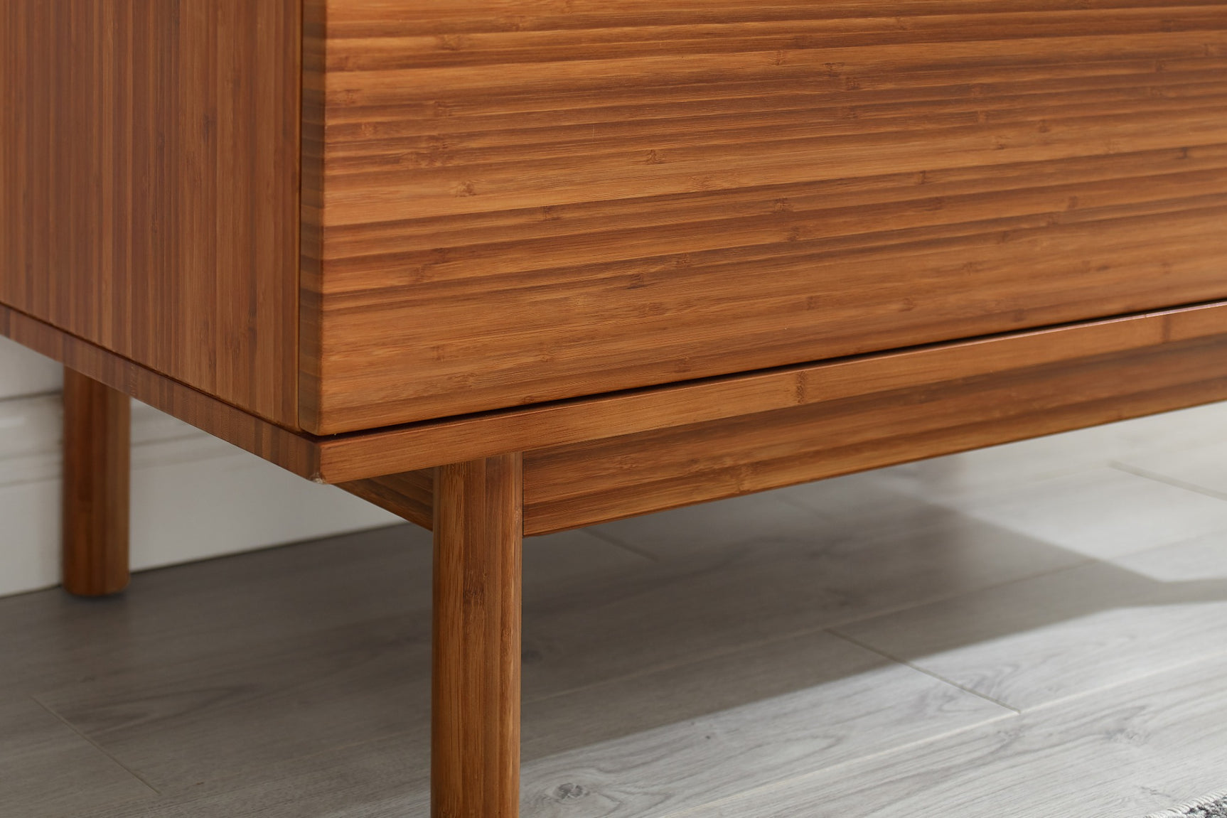 Ventura Solid Moso Bamboo 4 Drawer High Chest