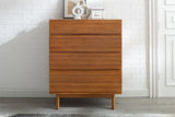 Ventura Solid Moso Bamboo 4 Drawer High Chest