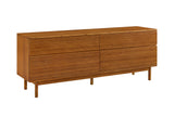 Ventura Solid Moso Bamboo 4 Drawer Double Dresser
