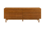 Ventura Solid Moso Bamboo 4 Drawer Double Dresser