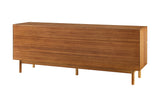 Ventura Solid Moso Bamboo 4 Drawer Double Dresser