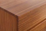 Ventura Solid Moso Bamboo 4 Drawer Double Dresser