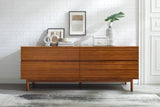 Ventura Solid Moso Bamboo 4 Drawer Double Dresser