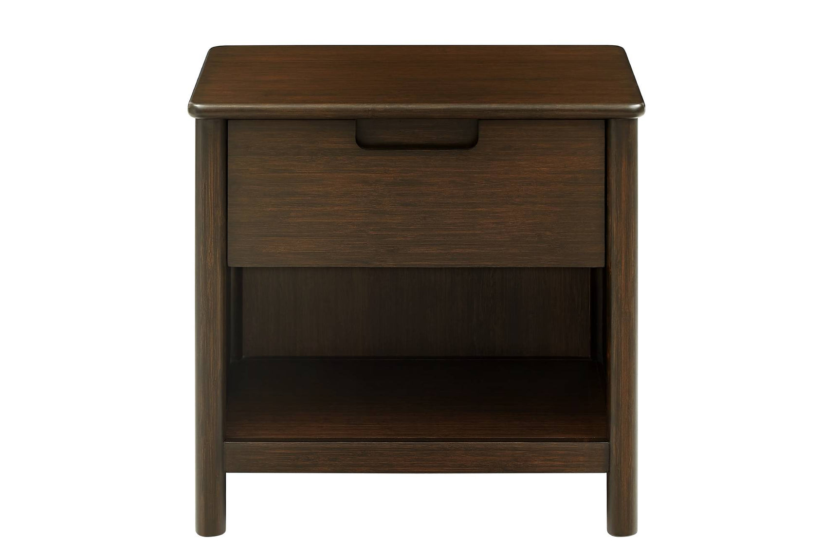 Weston Solid Moso Bamboo 1 Drawer Nightstand