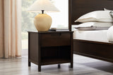 Weston Solid Moso Bamboo 1 Drawer Nightstand