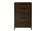 Weston Solid Moso Bamboo 4 Drawer High Chest