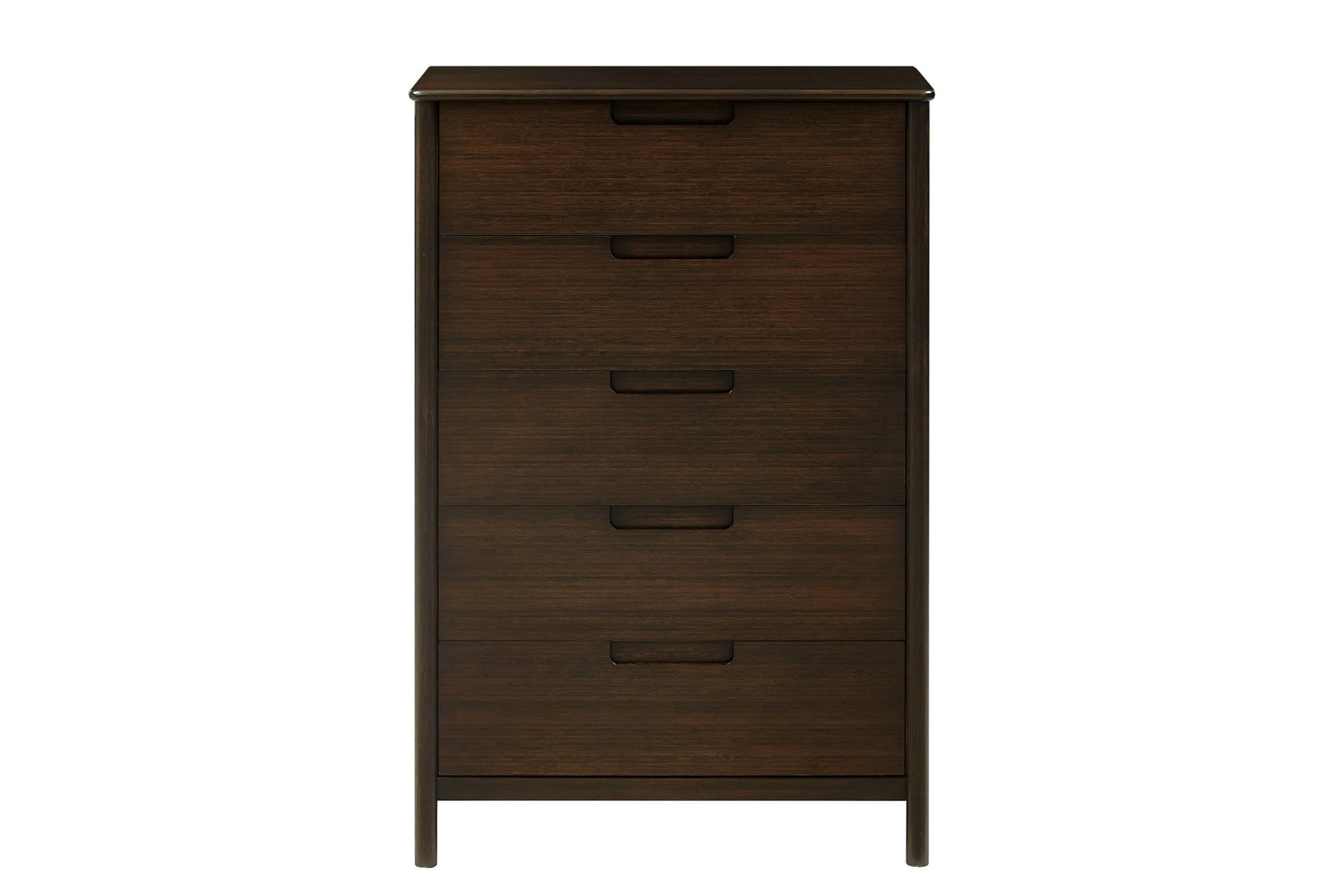 Weston Solid Moso Bamboo 4 Drawer High Chest