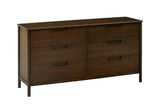 Weston Solid Moso Bamboo 4 Drawer Double Dresser