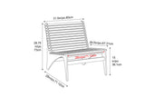 Zen Solid Bamboo Lounge Chair