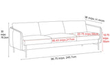 Gabriele Leather Sofa