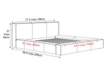 Gemma Leather Upholstered Bed Frame